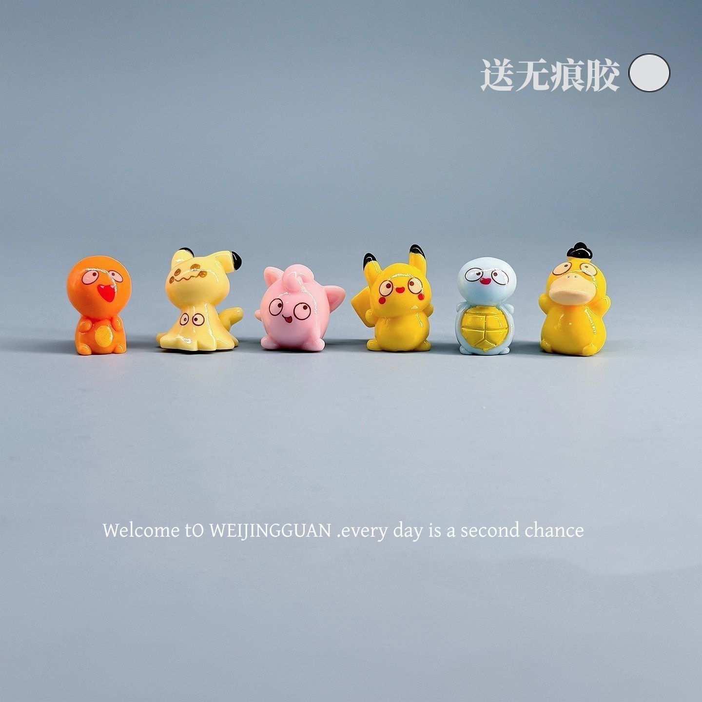 Car Accessories Etsy - Figurka Pokémon Tsundere z kreskówki, mała,