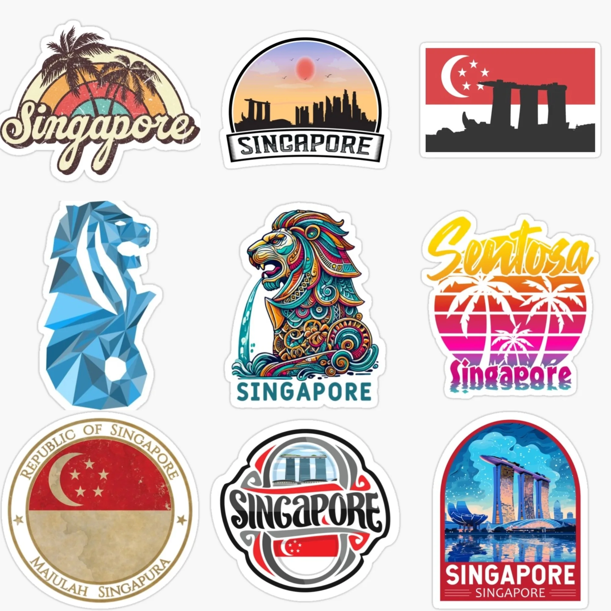 Singapur SIN Flaga Mapa Merlio – Car Accessories Singapore recenzja i cena