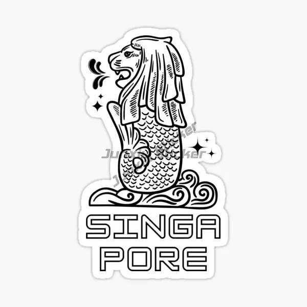 Naklejka Kreatywna Mapa Singap – Car Accessories Singapore recenzja i cena