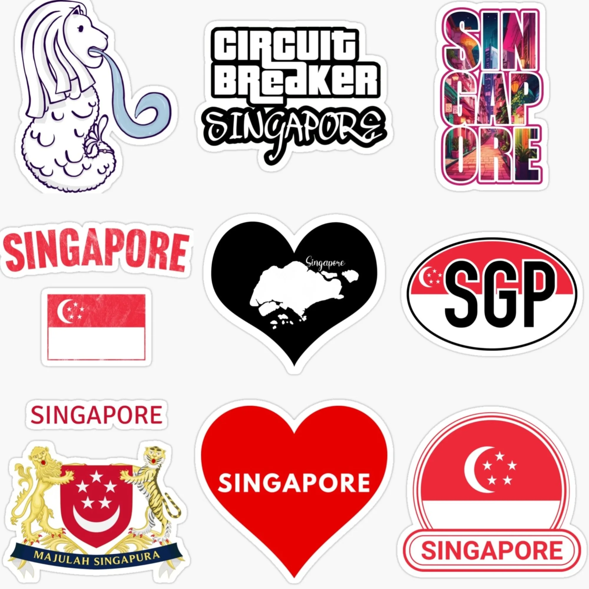 Singapur SGP Flaga Mapa Merlio – Car Accessories Singapore recenzja i cena