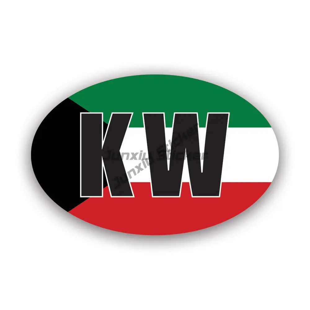 Naklejki PVC z flagą Kuwejtu K – Car Accessories Kuwait recenzja i cena