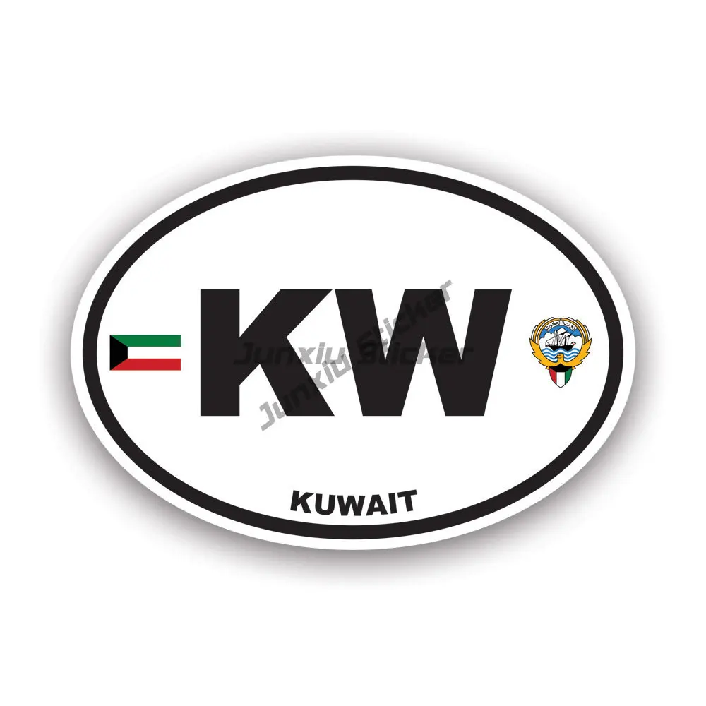 Naklejki PVC z flagą Kuwejtu K – Car Accessories Kuwait recenzja i cena