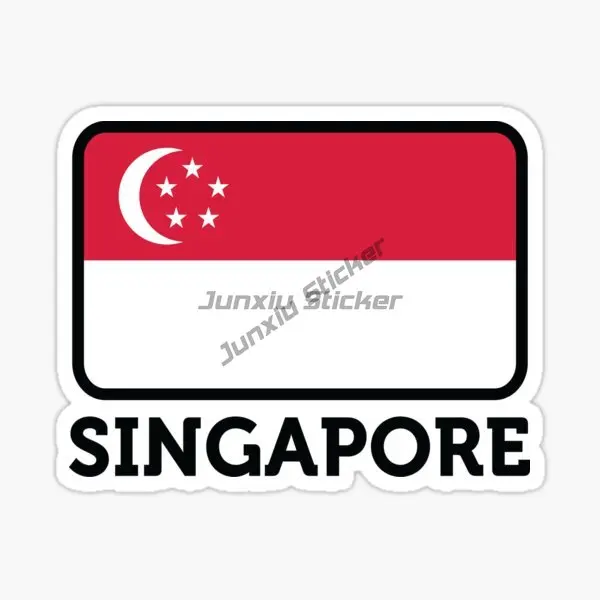 Naklejka PVC z mapą Singapuru, – Car Accessories Singapore recenzja i cena
