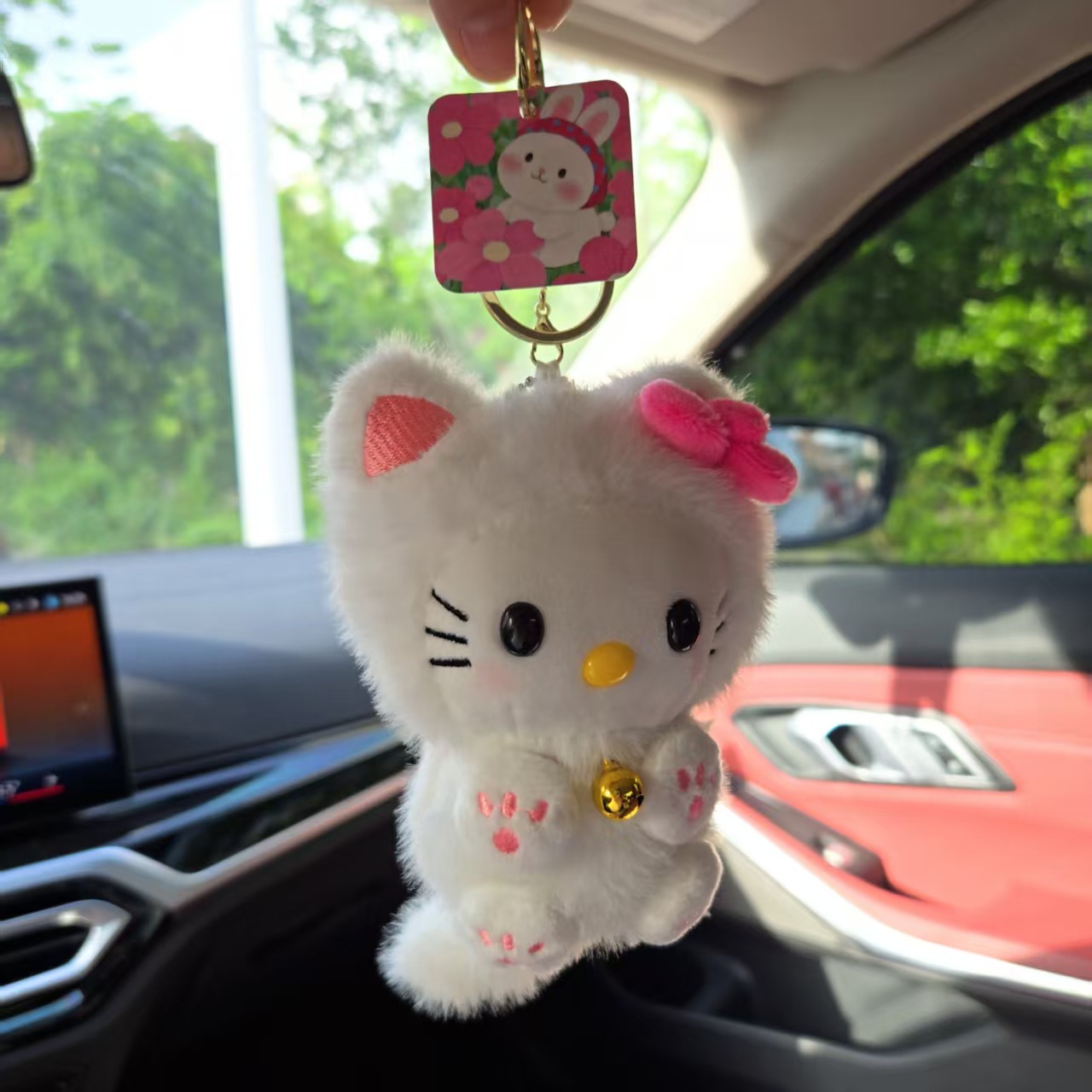 Uroczy wisiorek HelloKitty z d – Car Accessories Etsy recenzja i cena